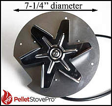 Breckwell P28 Pellet Stove Exhaust Combustion Blower - 812-2510 G